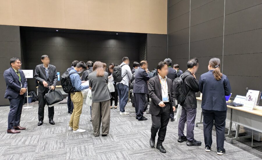 （展示エリアの様子）